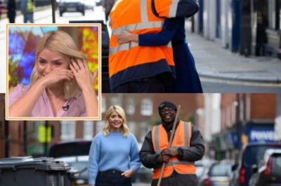 “She Never Forgot Him”: Holly Willoughby’s Tearful Reunion with Childhood Friend Now Working as a Street Cleaner — The Handwritten Note That Changed Everything