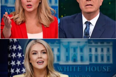 BREAKING: Karoline Leavitt Kicked Off The Late Show After Explosive Showdown with Colbert! 😱🔥
