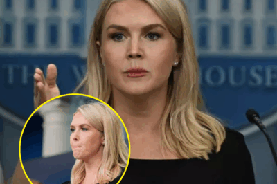 “Tears Behind the Podium: Karoline Leavitt Breaks Down as MAGA Trolls Turn Ruthless”