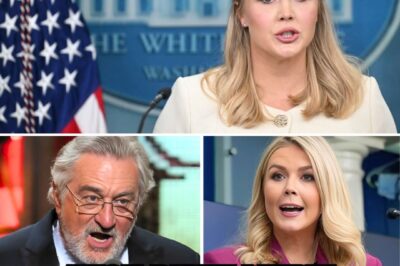 “Unbelievable! Karoline Leavitt Destroys Robert De Niro Live on TV – His Expl0sive Reaction Goes Wildly Viral!”