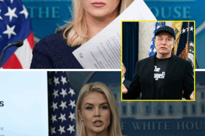 Karoline Leavitt appeared puzzled when asked about the mystery behind the “fist fight” between Elon Musk and the White House