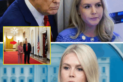 Karoline Leavitt shares the moment she whispered to Donald Trump — a “strange” detail that helped a lip-reading expert speculate on the content of their conversation