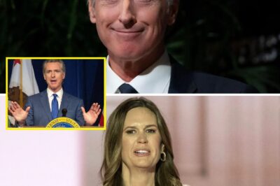 “STOP TWISTING THE TRUTH!” — Gavin Newsom clashes fiercely with Sarah Huckabee Sanders, exp0sing her “blatant lie” about cr:ime and sparking a war of words that’s tearing deep divisions across American politics!