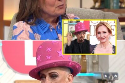 “SHE’S WATCHING, ISN’T SHE?” — Boy George Ta:unts JK Rowling Live on Lorraine in B0ld Rebuke Amid Expl0sive Tr:ans Row